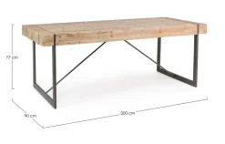 Bizzotto TAVOLO FISSO IN LEGNO - GARRETT