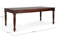 Hot Bizzotto TAVOLO FISSO IN LEGNO - JAIPUR