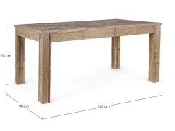 Best Bizzotto TAVOLO FISSO IN LEGNO 160x90 - KAILY