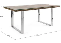 Discount Bizzotto TAVOLO FISSO IN LEGNO 180X90 - STANTON