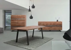 Clearance Bizzotto TAVOLO FISSO IN LEGNO 200X95 - ARON