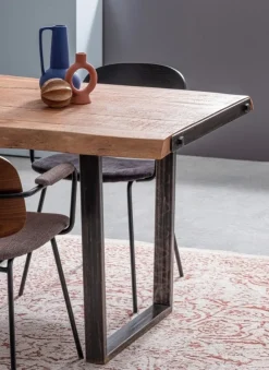 Clearance Bizzotto TAVOLO FISSO IN LEGNO 180X90 - ELMER