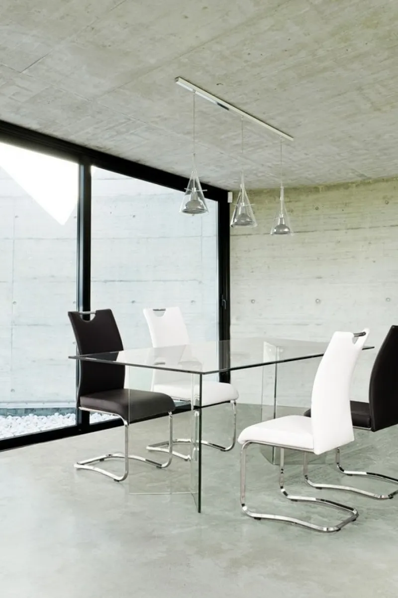 Discount Bizzotto TAVOLO FISSO IN VETRO - IRIDE