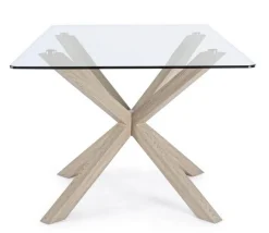 Online Bizzotto TAVOLO FISSO IN VETRO - MAY