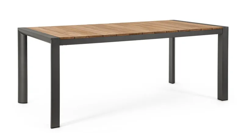 Sale Bizzotto TAVOLO IN ALLUMINIO ANTRACITE GK52 - CAMERON