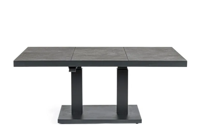 Discount Bizzotto TAVOLO IN ALLUMINIO ANTRACITE JX55 - TRUMAN
