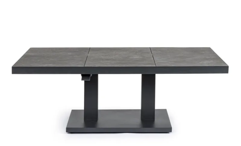 Discount Bizzotto TAVOLO IN ALLUMINIO ANTRACITE JX55 - TRUMAN