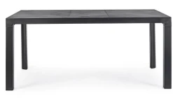 Clearance Bizzotto TAVOLO IN ALLUMINIO ANTRACITE JX55 - MASON