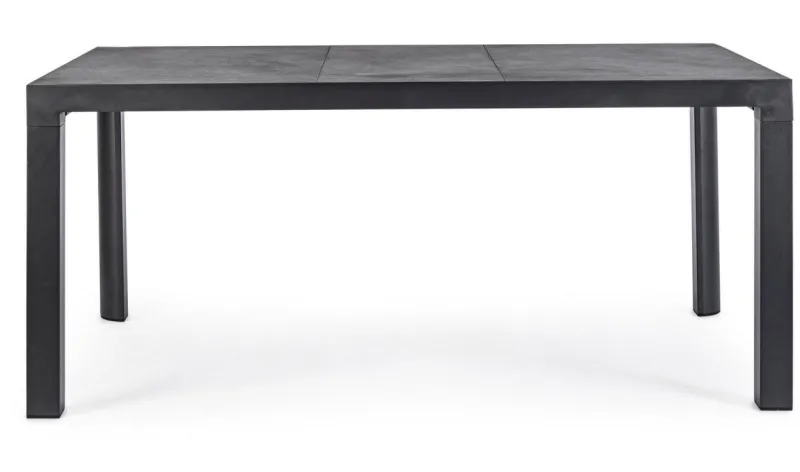 Clearance Bizzotto TAVOLO IN ALLUMINIO ANTRACITE JX55 - MASON