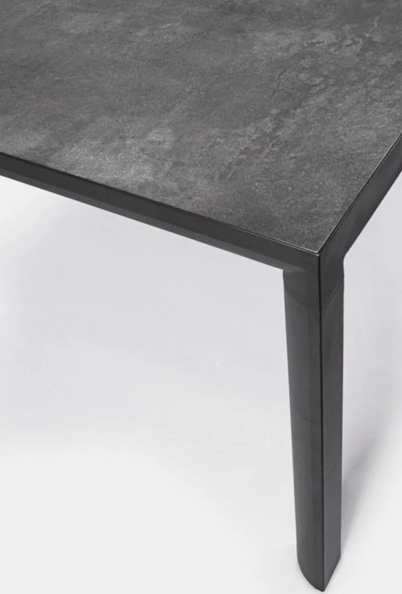 Clearance Bizzotto TAVOLO IN ALLUMINIO ANTRACITE JX55 - MASON