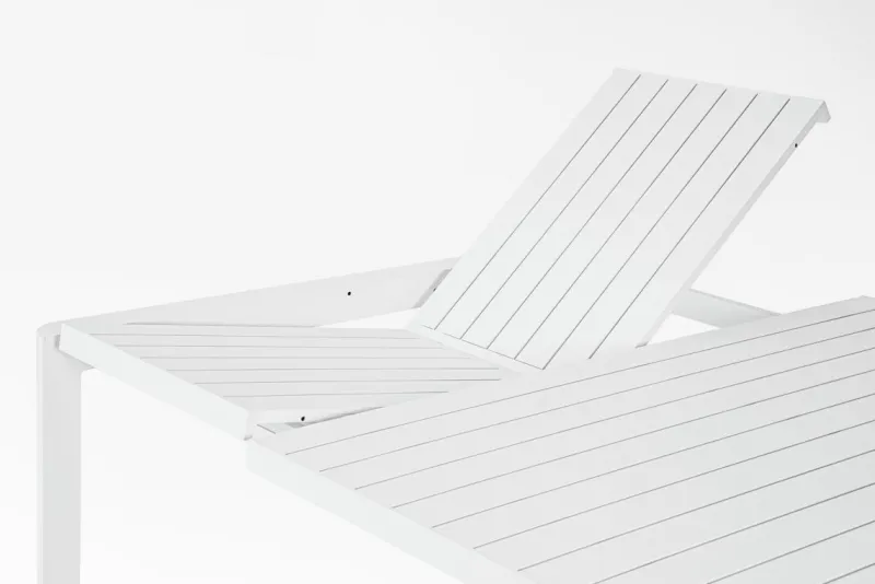 Bizzotto TAVOLO IN ALLUMINIO BIANCO CX21 - KIPLIN