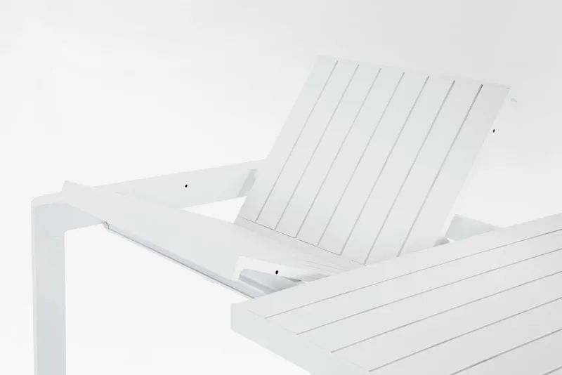 Outlet Bizzotto TAVOLO IN ALLUMINIO BIANCO CX21 - KIPLIN