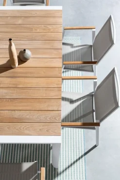 Best Bizzotto TAVOLO IN ALLUMINIO BIANCO GK50 - CAMERON