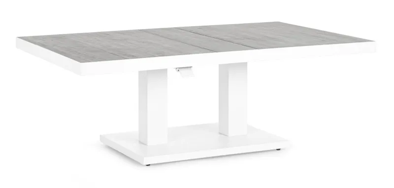 Sale Bizzotto TAVOLO IN ALLUMINIO BIANCO JX11 - TRUMAN
