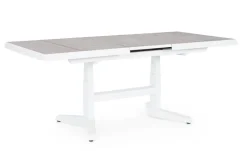 Bizzotto TAVOLO IN ALLUMINIO BIANCO JX11 - ROBERT