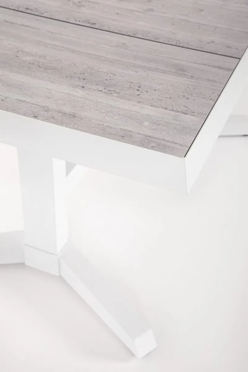 Bizzotto TAVOLO IN ALLUMINIO BIANCO JX11 - ROBERT