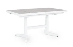 Bizzotto TAVOLO IN ALLUMINIO BIANCO JX11 - ROBERT