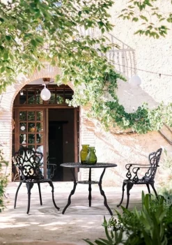 Best Bizzotto TAVOLO IN ALLUMINIO D80 ANTARCITE - VICTORIA