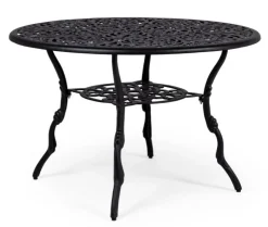 Sale Bizzotto TAVOLO IN ALLUMINIO D110 ANTRACITE - VICTORIA