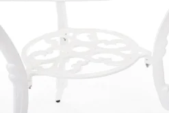 Hot Bizzotto TAVOLO IN ALLUMINIO D80 BIANCO - VICTORIA