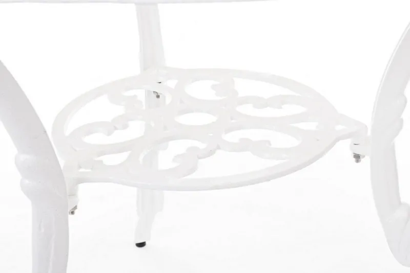 Hot Bizzotto TAVOLO IN ALLUMINIO D80 BIANCO - VICTORIA