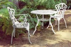 Hot Bizzotto TAVOLO IN ALLUMINIO D80 BIANCO - VICTORIA