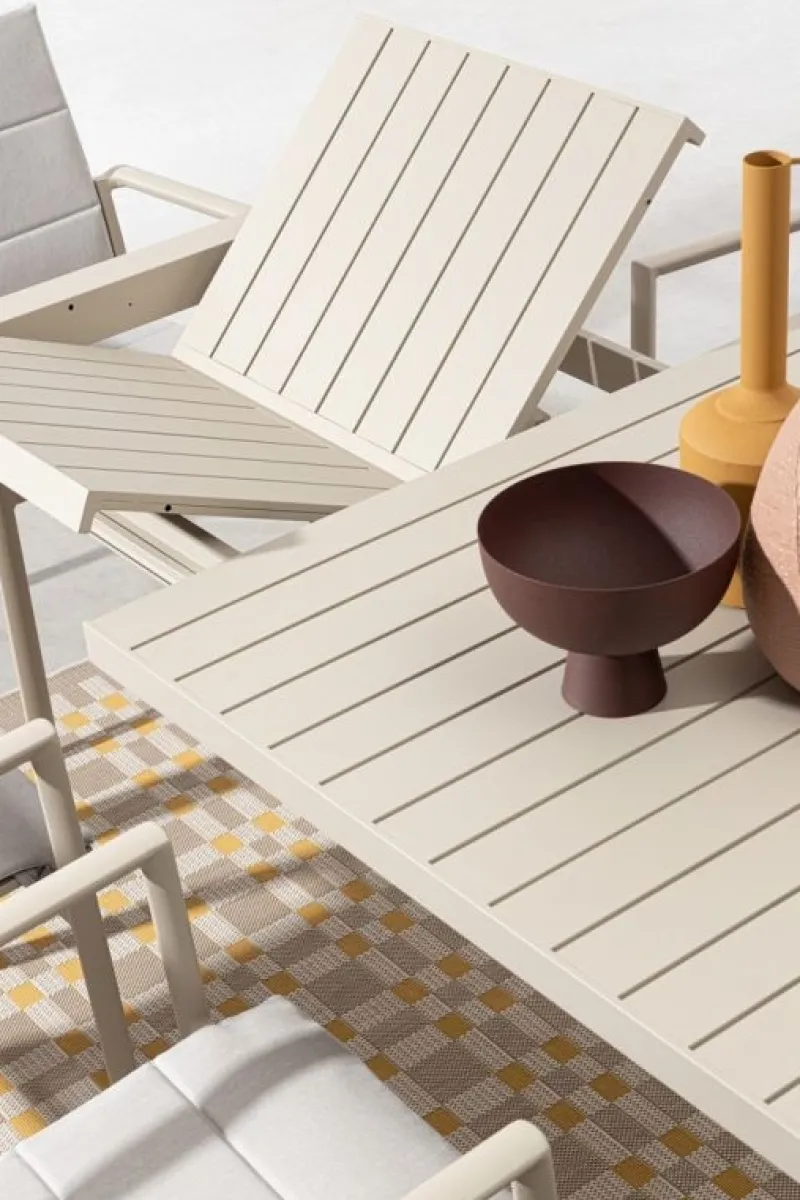 Discount Bizzotto TAVOLO IN ALLUMINIO RASTIN - KIPLIN