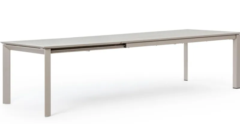 New Bizzotto TAVOLO IN ALLUMINIO 200/300X110 - KONNOR RASTIN