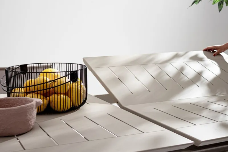 New Bizzotto TAVOLO IN ALLUMINIO 200/300X110 - KONNOR RASTIN