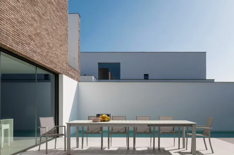 New Bizzotto TAVOLO IN ALLUMINIO 200/300X110 - KONNOR RASTIN