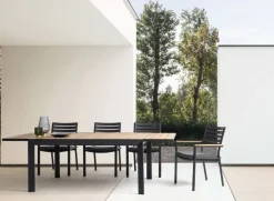 Hot Bizzotto TAVOLO IN ALLUMINIO 220-340X100 ANTRACITE YK13 - BELMAR