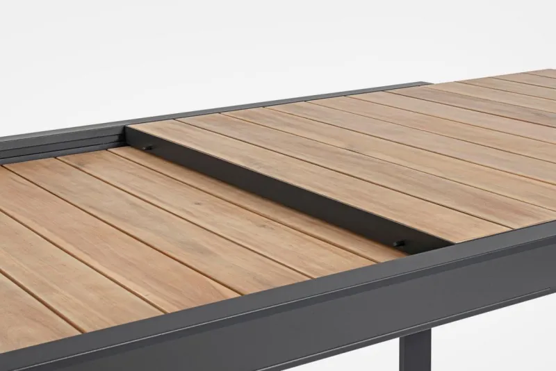 Hot Bizzotto TAVOLO IN ALLUMINIO 220-340X100 ANTRACITE YK13 - BELMAR