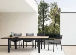 Hot Bizzotto TAVOLO IN ALLUMINIO 220-340X100 ANTRACITE YK13 - BELMAR