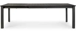 Best Bizzotto TAVOLO IN ALLUMINIO 160/240X100 ANTRACITE CX23 - KONNOR