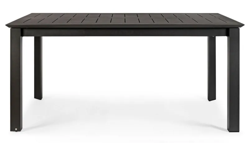 Best Bizzotto TAVOLO IN ALLUMINIO 160/240X100 ANTRACITE CX23 - KONNOR