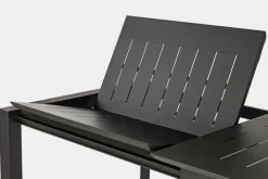 Best Bizzotto TAVOLO IN ALLUMINIO 160/240X100 ANTRACITE CX23 - KONNOR