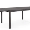 Clearance Bizzotto TAVOLO IN ALLUMINIO 135/270X90 ANTRACITE YK13 - PELAGIUS