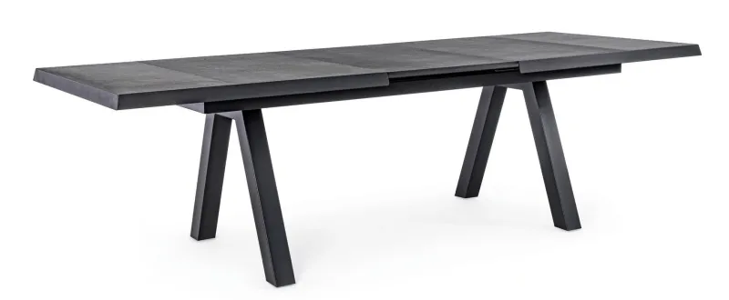 Clearance Bizzotto TAVOLO IN ALLUMINIO 205/265X103 ANTRACITE JX55 - KRION