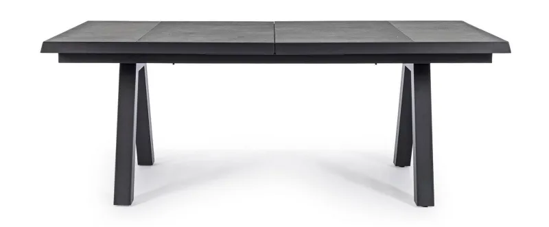 Clearance Bizzotto TAVOLO IN ALLUMINIO 205/265X103 ANTRACITE JX55 - KRION