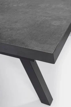Clearance Bizzotto TAVOLO IN ALLUMINIO 205/265X103 ANTRACITE JX55 - KRION