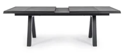 Clearance Bizzotto TAVOLO IN ALLUMINIO 205/265X103 ANTRACITE JX55 - KRION