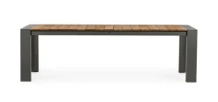 Sale Bizzotto TAVOLO IN ALLUMINIO 253/319/384X110 ANTRACITE GK52 - CAMERON