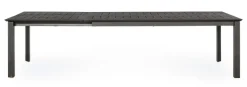 Clearance Bizzotto TAVOLO IN ALLUMINIO 200/300X110 ANTRACITE CX23 - KONNOR