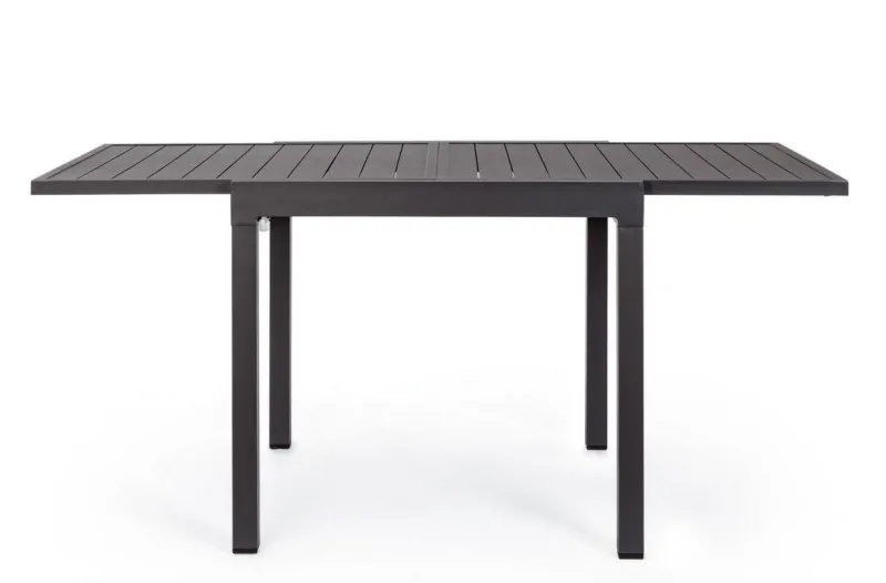 Hot Bizzotto TAVOLO IN ALLUMINIO 83/166X80 ANTRACITE YK13 - PELAGIUS