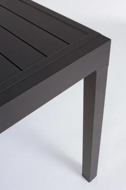 Hot Bizzotto TAVOLO IN ALLUMINIO 83/166X80 ANTRACITE YK13 - PELAGIUS