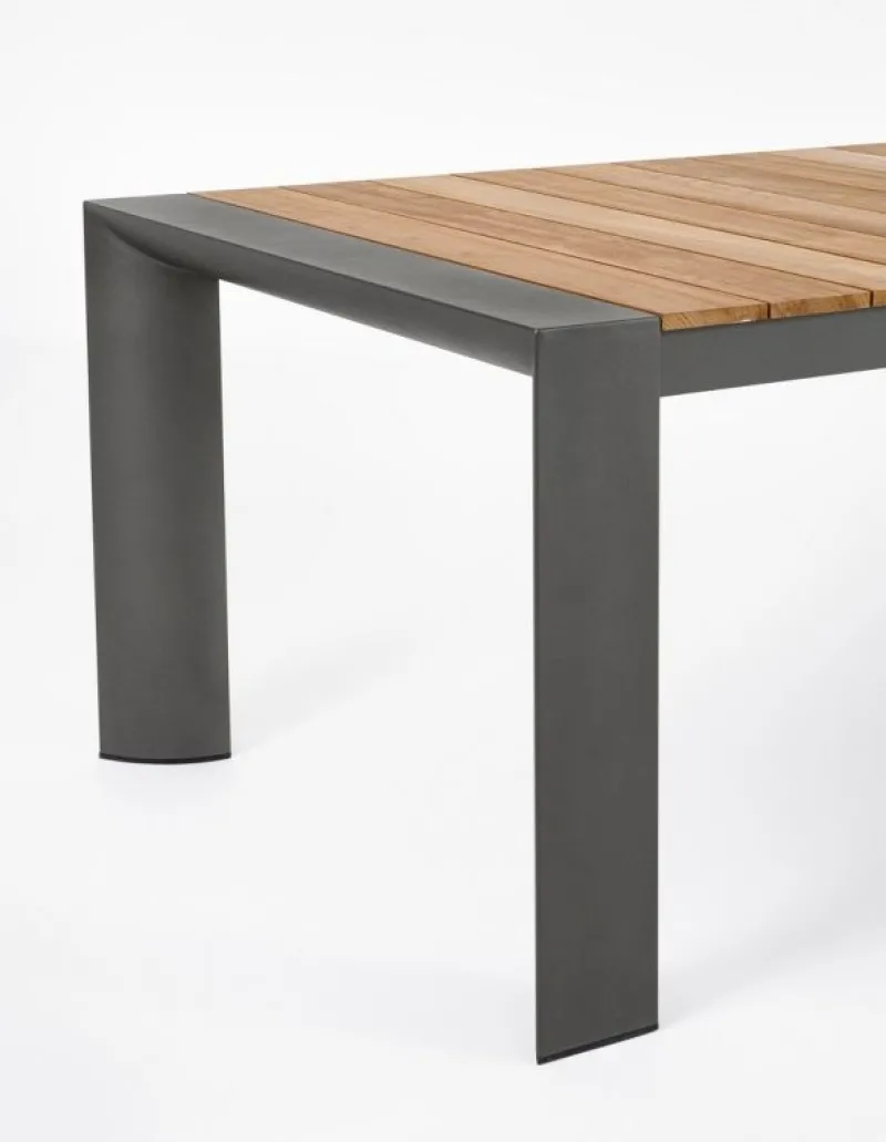 Sale Bizzotto TAVOLO IN ALLUMINIO 228-294X100 ANTRACITE GK52 - CAMERON