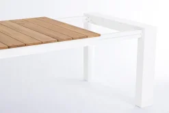 Sale Bizzotto TAVOLO IN ALLUMINIO 228-294X100 BIANCO GK50 - CAMERON