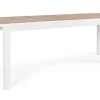 Best Bizzotto TAVOLO IN ALLUMINIO 220-340X100 BIANCO YK11 - BELMAR