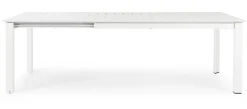 Online Bizzotto TAVOLO IN ALLUMINIO 160/240X100 BIANCO CX21 - KONNOR