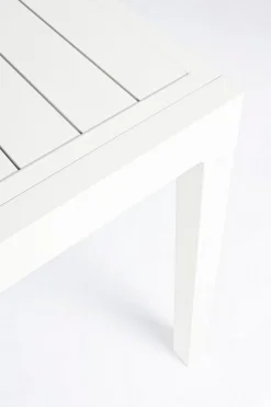 Bizzotto TAVOLO IN ALLUMINIO 135/270X90 BIANCO YK11 - PELAGIUS